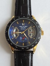 Minoir Prenois Date Automatik 43mm Herren Armbanduhr 