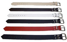 2 Leder-Riemen schwarz