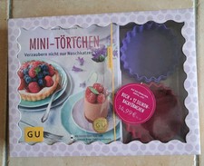 GU Mini-Törtchen-Set: Backbuch Plus 12 Tartelette-Förmchen - unbenutzt 
