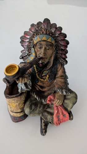 Indianerskulptur vmtl