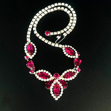 Weiss Signed Ruby Red & Clear