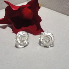 Rosen ohrstecker stecker - ohrstecker,