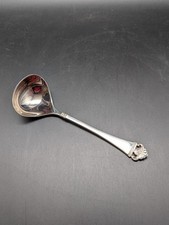 Robbe & Berking Rosenmuster Besteck massiv versilbert 150 Auflage Soßenkelle 