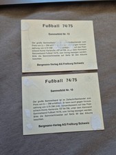 Bergmann Sammelbilder Fußball 74/75