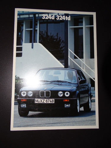 Bmw prospekt 324d 324 v - 324, td