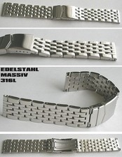 MASSIV EDELSTAHLUHRENARMBAND