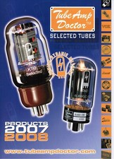 " The Tube Amp Doctor Worms " Katalog von 2001 Ruby Tubes Celestion Jensen VOX