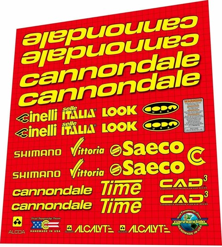 Cannondale cad saeco decal - cannondale, 3
