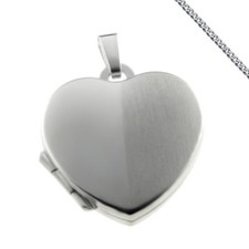MEDALLION heart matte polished
