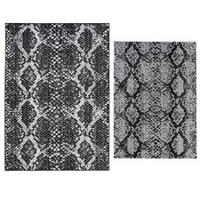 Designer Teppich Grau