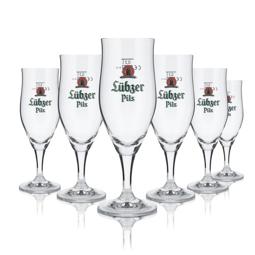 Lübzer glas 2l pokalglas - 6x,