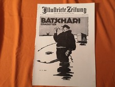RK 1917 Zeitungsdruck 3841 Reklame Zigaretten Batschari / Aachen Quellenhof