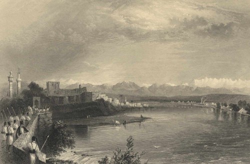 Adana ansicht mit fluss - fluss,