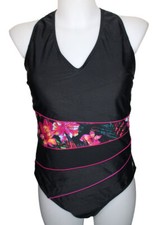 BADEANZUG SCHWIMMANZUG SCHWARZ