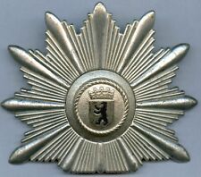 BESCHLAG FÜR DEN TSCHAKO (HELM) DER SCHUTZPOLIZEI BERLIN UM 1950/1960