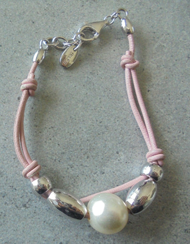 Esprit armband silber rosa - armband, silber/rosa