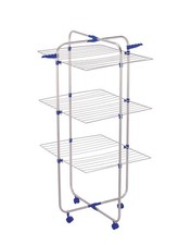 Turm Wäscheständer mit Rollen - 71 cm / 33 m - Wäsche Ständer 3 Ebenen klappbar