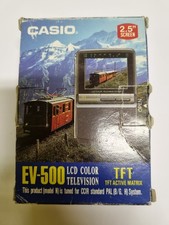 Casio Ev-500 LCD TV mit ORGINAL Bedienungsanleitung Und OvP