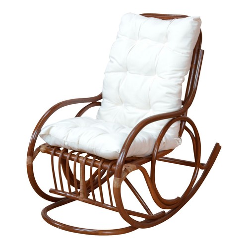 Rattan schaukelstuhl braun - rattan-schaukelstuhl,