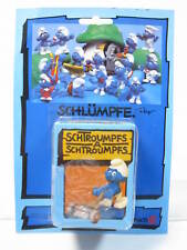 Super Schlumpf mit Rasenmäher auf Blisterkarte   Schleich # 40225 smurf 131224