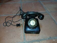 Altes Bakelit Telefon Wählscheibe Wählscheibentelefon schwarz alt antik