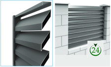 Bausatz Zaun Jalousienzaun