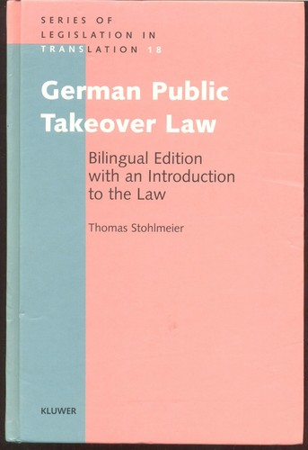 übernahmegesetz thomas - Übernahmegesetz,