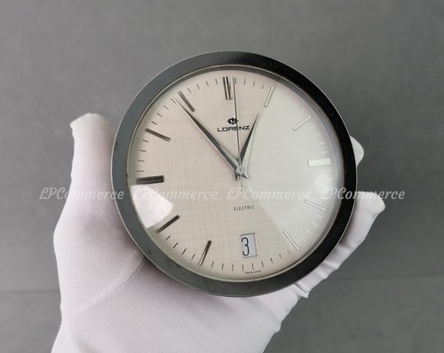 Lorenz tischuhr metall datum - lorenz,