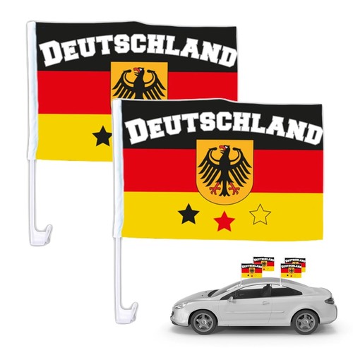 Autofahnen adler autoflagge - 2x,