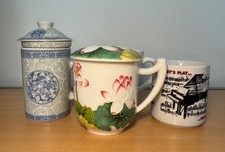 Tassen Deutschland | Lotus, Kirschblüten, Klavier | TeaLogic, NANA | Porzellan