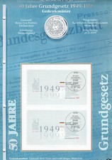 Numisblatt Faltblatt für