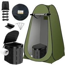 Tragbares toiletten set - tragbares, toiletten-set