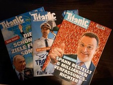 3x TITANIC Magazin Zeitschrift Satire Juni-August 2025