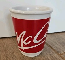 McCafe Tasse Kaffeebecher Becher Rot Edition 2008 McDonald´s Wie Neu Sammler
