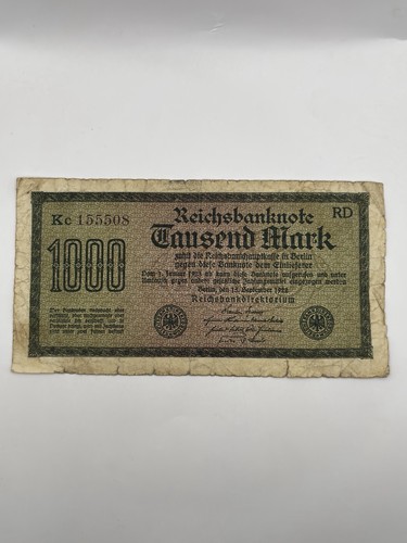 Reichsbanknote 1000 mark - reichsbanknote,