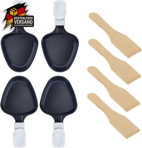 Raclette pfannen set stück - 4,