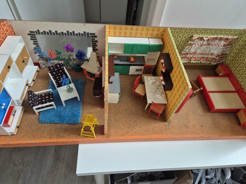 Ddr puppenstube mit kompletten - mit,