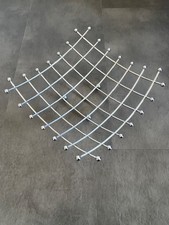 Dekoschale Dekokorb Obstkorb Metallkorb - Silber - 32 x 32 cm wie neu Dekoration