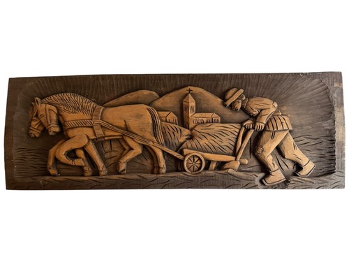 Großes holzrelief - großes,