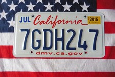 US CALIFORNIA 7GDH247 AUTO CAR