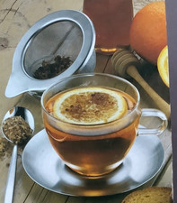 ORIGINAL JENAER GLAS MONO TASSE (TEA FOR ONE) MIT SIEB - MINI FEUERZANGENBOWLE