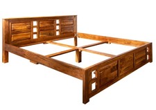 Kolonialstil jugendbett hell - kolonialstil,
