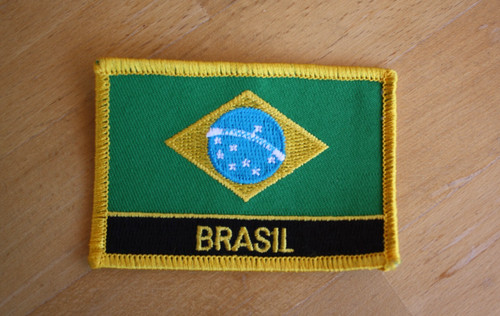 Aufnäher brasilien brasil - aufnäher,