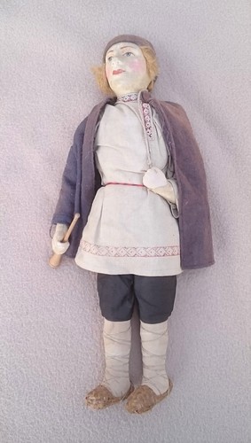 Grosse antike russische puppe - russische,