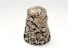 Massiv Silber 925 Fingerhut