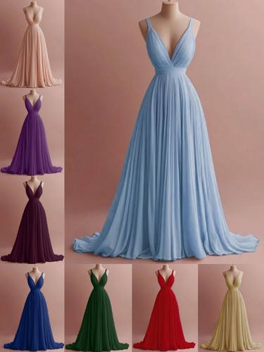 Chiffon-Brautkleid