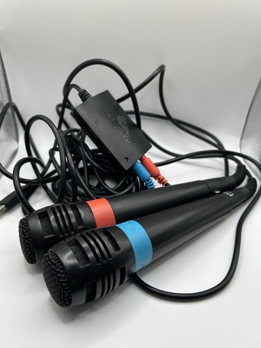 Singstar mikrofone rot blau - mikrofone,