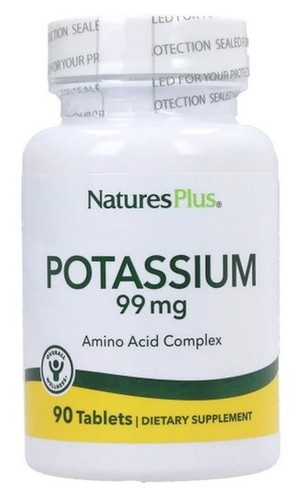 Natures plus potassium mg - potassium, 99