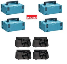 4 Stück Makita MAKPAC Systainer Gr 2 Koffer mit Zufalls-Einlage