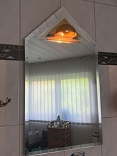 ZIERATH Leuchtspiegel mit Edelmessing/Aranja & Facettenschliff + LED o. Halogen